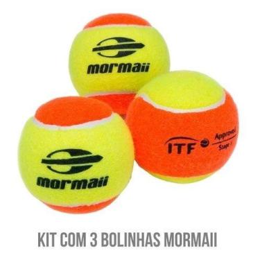 Imagem de Bola de Beach Tennis Mormaii kit c/3 unid Homologado ITF - Vammo