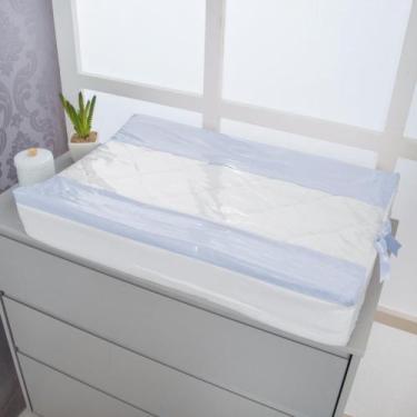 Imagem de Trocador De Bebê Anatômico Cômoda Capa Plástica 55x40cm - ALEPLUSH