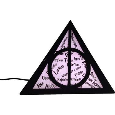 Imagem de Luminaria Harry Potter Pequena, Reliquias Fita De Led - Ecolaser, Bivo