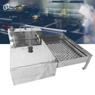 Imagem de Fritadeira Industrial Elétrica 5 Litros Conjugada GG Inox 127v