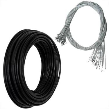 Imagem de Kit Conduíte E Cabo Para Freio De Bike Mtb Rolo Com 20 Metros E 10 Cab