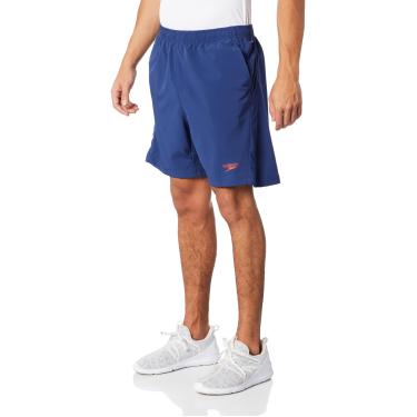 Imagem de Bermuda Masculina, Speedo, Quick, Tecido Stretch com Recortes em Mesh e Secagem Rápida Fastdry, tamanho P - Azul