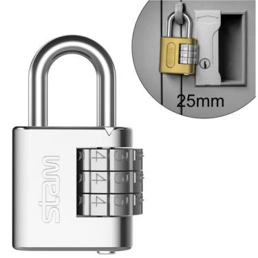 Imagem de Cadeado Segredo Senha Pequeno 25m Stam Malas, Bolsas, E Armários