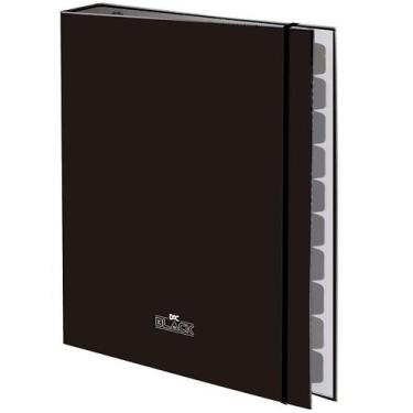 Imagem de Fichario Universitario com Elastico ALL BLACK DAC