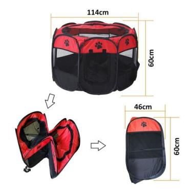 Imagem de Cercadinho Cachorros Gatos Dobrável Portátil Extra Grande - Terrax