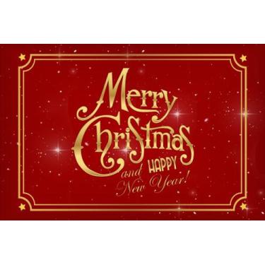 Imagem de Painel de Lona Natal Moldura e Brilho - Fabrika de Festa, 200x150cm