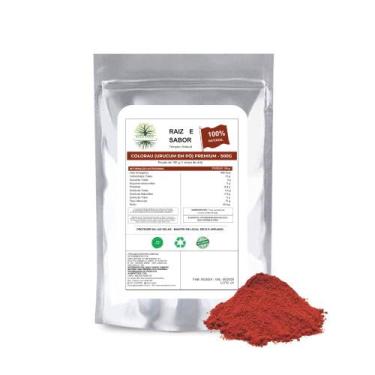 Imagem de Colorau ( Urucum ) em pó Premium 500g - Raiz e sabor