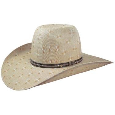 Imagem de Chapéu Country Barreto Bicolor Copa Alta Aba 12 - Mundial, M