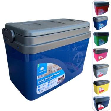 Imagem de Caixa térmica Cooler 7,5L Alça Tampa bandeja Floripa Unitermi Cerveja 