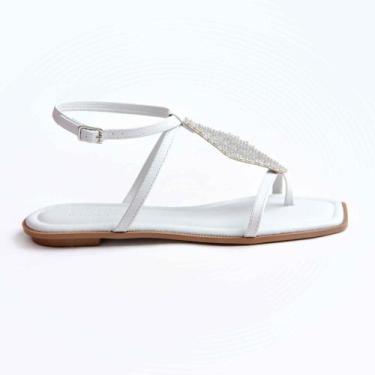 Imagem de Sandália Rasteira Florença Off White - Di Trevi, 38