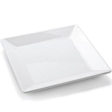 Imagem de Prato Quadrado 20cm em Melamina Para Buffet Restaurante - Best