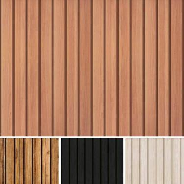 Imagem de Papel Parede Adesivo Ripado Madeira Peroba Rosa 10 Metros 3d - Leonora