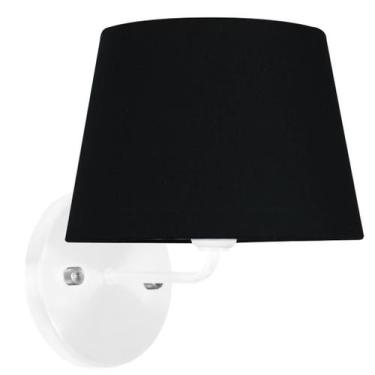 Imagem de Arandela Branca De Cupula Tradicional Preta - MARRYLUZ