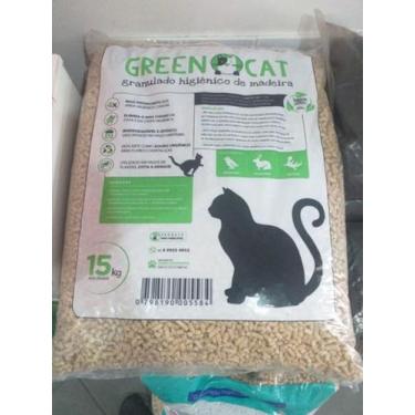Imagem de Granulado de Madeira Green Cat 15 kg