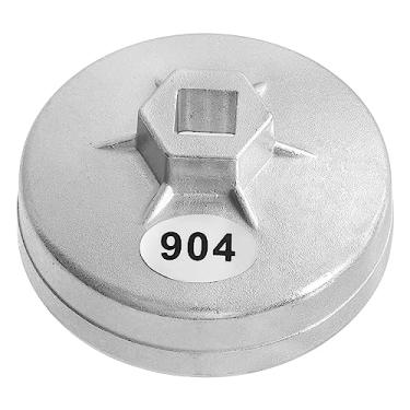 Imagem de Tongze Chave de filtro de óleo de 79 mm: ferramenta de remoção de filtro de óleo de 15 canais compatível com Hyundai Sonata/Santa/Elantra/Tucson Sport, Kia Sportage 26300-35503, 26300-35504,