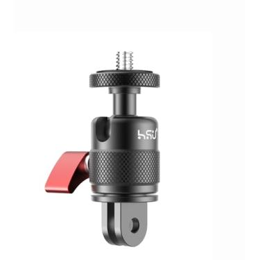 Imagem de HSU Suporte vertical para GoPro Pro, adaptador de direção de alumínio de 90 graus, suporte de tripé de parafuso de 1/10.2 cm-20 para GoPro Hero 13/12/11/10/9/8/Insta360 X5/X4/X3, câmera de ação DJI