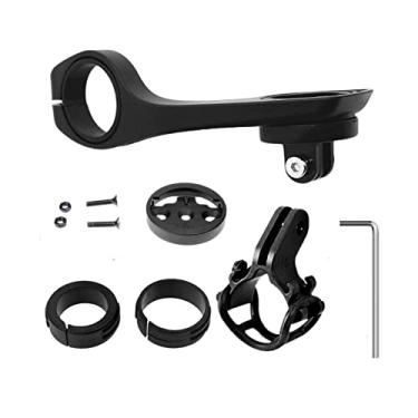 Imagem de NELboNs Suporte de montagem de bicicleta compatível com Garmi n/Mage ne/Black Bird/IGP Sport GPS computador com suporte de luz de bicicleta/suporte de interface de câmera Go Pro