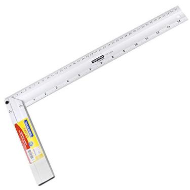 Imagem de Tramontina 43171010, Esquadro de Alumínio 10, Graduação da Régua em Milímetros e Polegadas