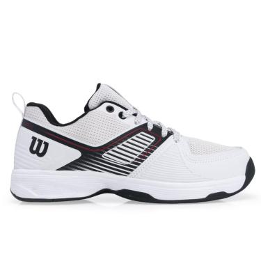 Imagem de Tênis Wilson Ace 3.0 All Court Branco Preto e Vermelho-43