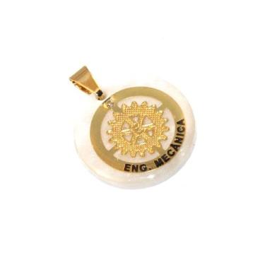 Imagem de Pingente Engenharia Mecânico Folheado Ouro 18k - Milena Folheados