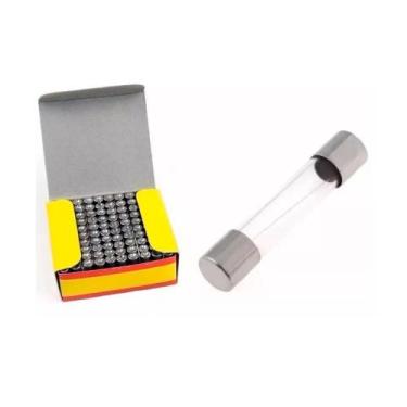 Imagem de Kit 100 Fusíveis de Vidro 15A 6mmx30mm - Fox Tools