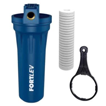 Imagem de Filtro Água Caixa Dágua Cavalete Fortlev Limpa Tudo