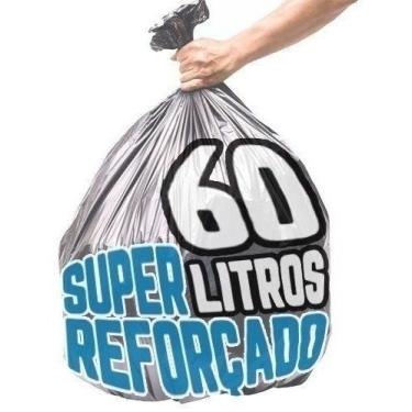 Imagem de Kit Saco De Lixo 60 Litros 500Un Preto Super Reforçado - HIGIPACK
