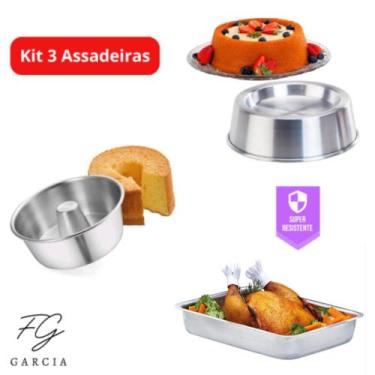 Imagem de Kit De 3 Formas Com 1 Forma Ballerine Redonda 1 Forma De Bolo Torta Su