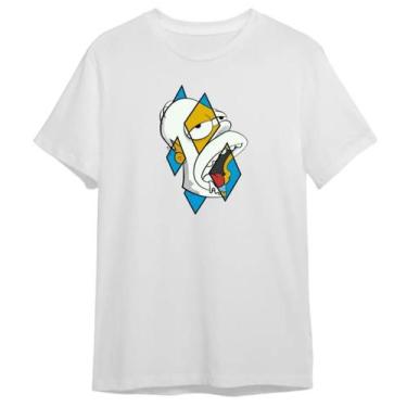 Imagem de Camiseta Masculina Homer Simpson Camisa 100% Algodão - SEMPRENALUTA, B