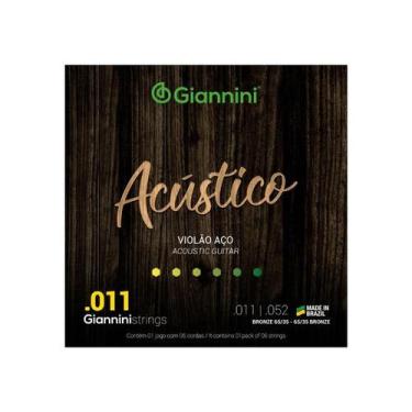Imagem de Encordoamento giannini violao gespw bronze 65/35 0.011 (i-4 / 7)