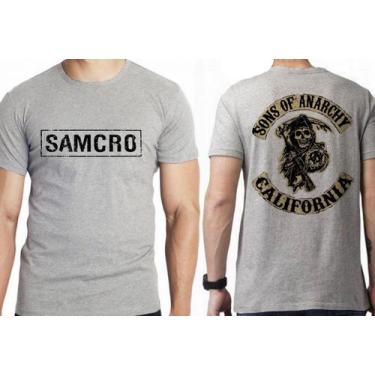 Imagem de Camiseta sons of anarchy anarquia moto motoqueiro Blusa criança infant