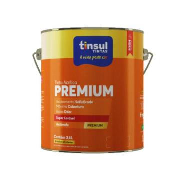 Imagem de Tinta acrílica premium branco sb 3,6l | tinsul