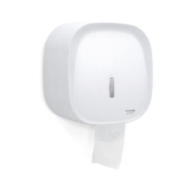 Imagem de Dispenser Rolão Parede Banheiro Porta Papel Higiênico Branco - PREMISS