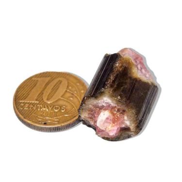 Imagem de Canudo Turmalina Melancia Pedra Natural 15 a 30mm Classe B - Cristaisd