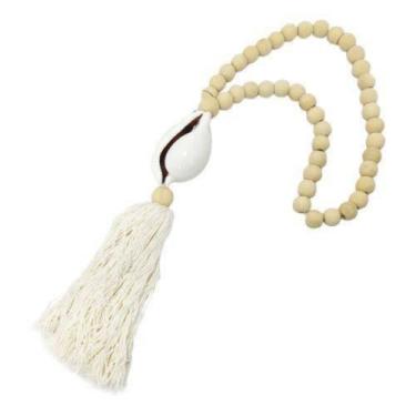 Imagem de Colar de Mesa Decorativo Esferas Conchas Luxo - LUXdécor