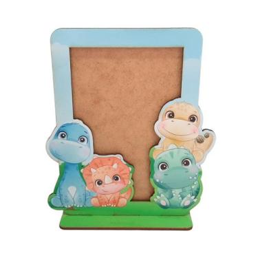 Imagem de Porta Retrato Vertical Infantil 15x10 Kit 50un Mdf Madeira Adesivado -