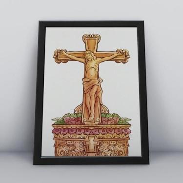 Imagem de Quadros TAC Religião Cristã 042 - 20x30cm - MDF - Colorido