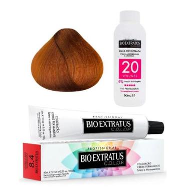 Imagem de Coloração Bio Extratus 8.4 Louro Claro Acobreado C/ OX 20vol