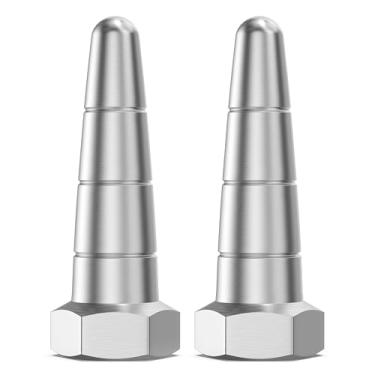 Imagem de Pinças de substituição de 2,5 cm Pontos de contato de aço inoxidável compatíveis com E-Collar Technologies Coleiras de cachorro de treinamento remoto ET-300/ET-400/ET-800/ME-300/FT-330/EZ-900/PE-900/UL-1200 - Feito nos EUA