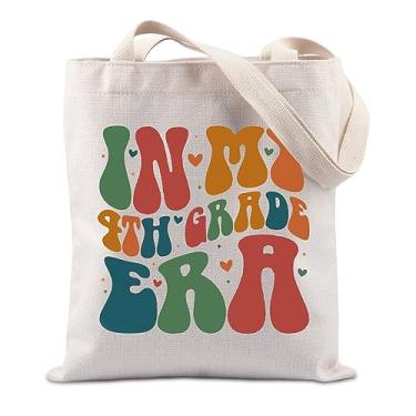 Imagem de Lywjyb Birdgot In My First Second Third Fourth Fifth Grade Era, presente de volta às aulas, presente para professores, Bolsa de 4ª série, Large