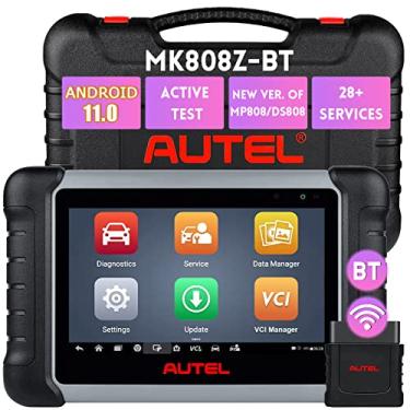 Imagem de Autel Scanner Maxicom Mk808Z-Bt(Igual Ao Mk808Bt Pro) Ferramenta de Verificação de Controle Bidirecional Baseada Em Android 11, 2024 Atualizado de Mk808Bt/Mk808S/Mx808, Mais de 28 Serviços, Compatível