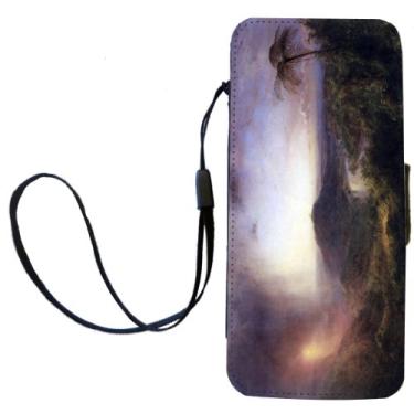 Imagem de Rikki Knight Capa carteira flip Frederick Edwin Arte da Igreja O Vale de São Thomas com aba magnética para iPhone 5/5s - O Vale de São Thomas