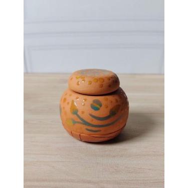 Imagem de Kit com 2 Frascos Redondos de Cerâmica para Temperos Temolda Ideal par