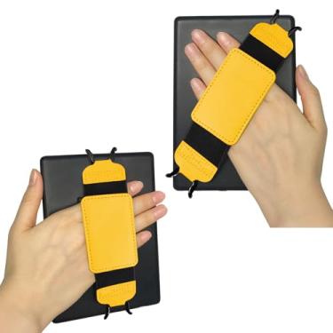 Imagem de Gowjaw Alça de mão segura para Kindle e tablets de 6 a 7 polegadas, alça para tablet eReaders Fire - Kobo/Voyaga/Lenovo/Sony Kindle E-Book Tablet (Amarelo)