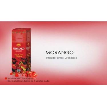 Imagem de Incenso Indiano Sac Morango 12 Caixinhas - 96 Varetas