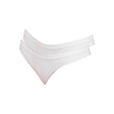 Imagem de Kit com 2 Calcinhas Biquíni Hope S35220, Branco, G