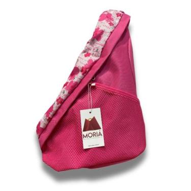 Imagem de Mochila Transversal Unisex com Alça e Bolso Externo para o dia-a-dia e