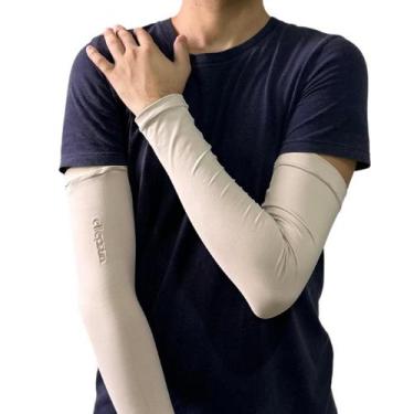 Imagem de Manguito Mangote Proteção Solar Uv50+ Dermatológico - Ellepsun, Bege, 