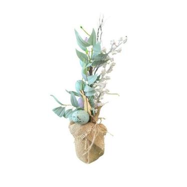 Imagem de Mini Arvore decorativa de Páscoa com Ovos - 39cm - 1 unidade - Rizzo
