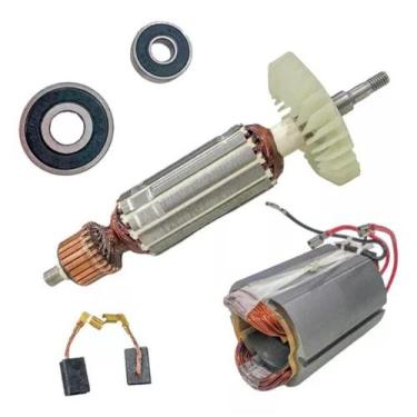 Imagem de Kit Induzido P/ Esmerilhadeira Makita Ga4530 e Ga4534 220v - Bolte